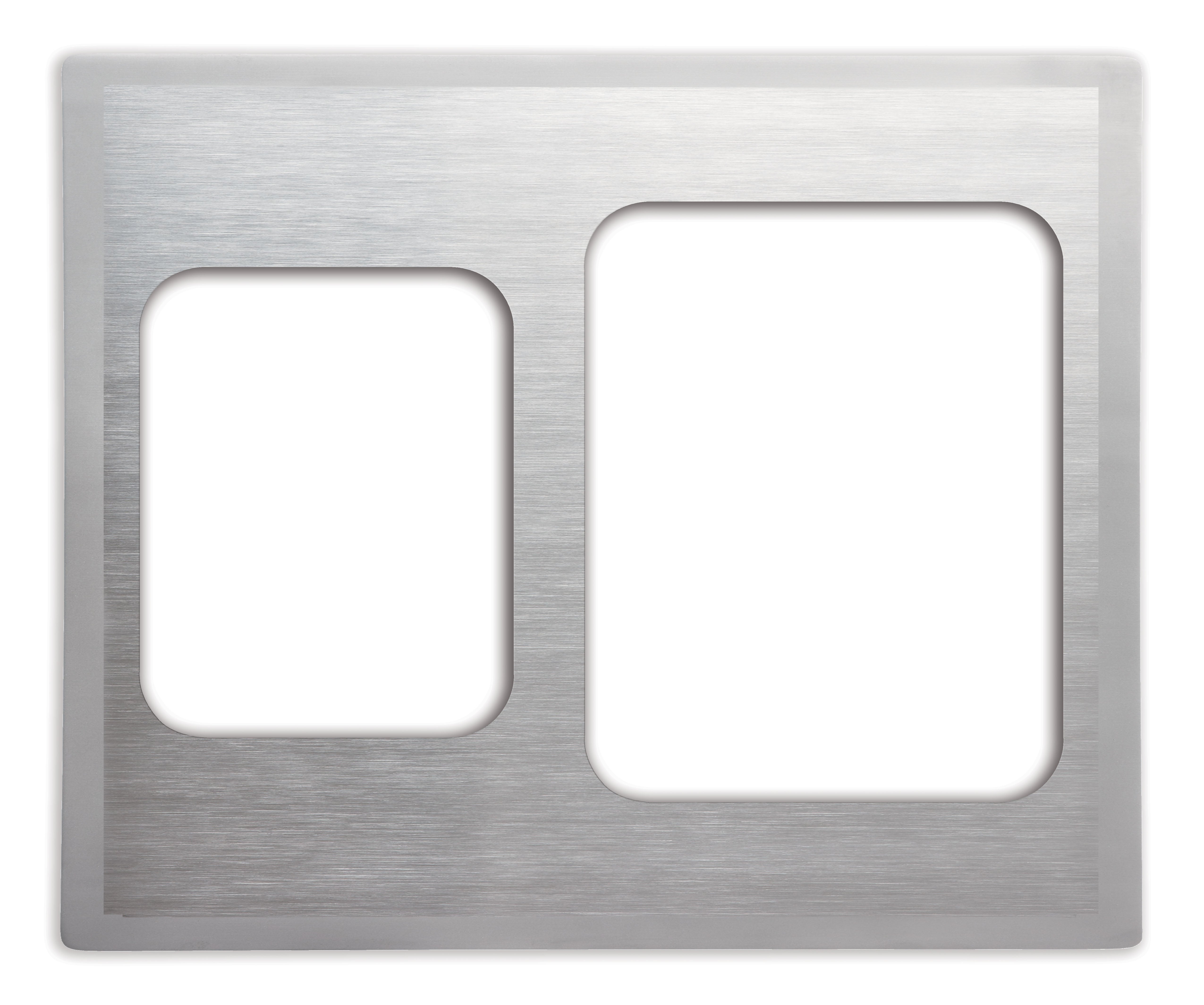 Miramar® Cookware Double Size Templates - One large and one small food pan