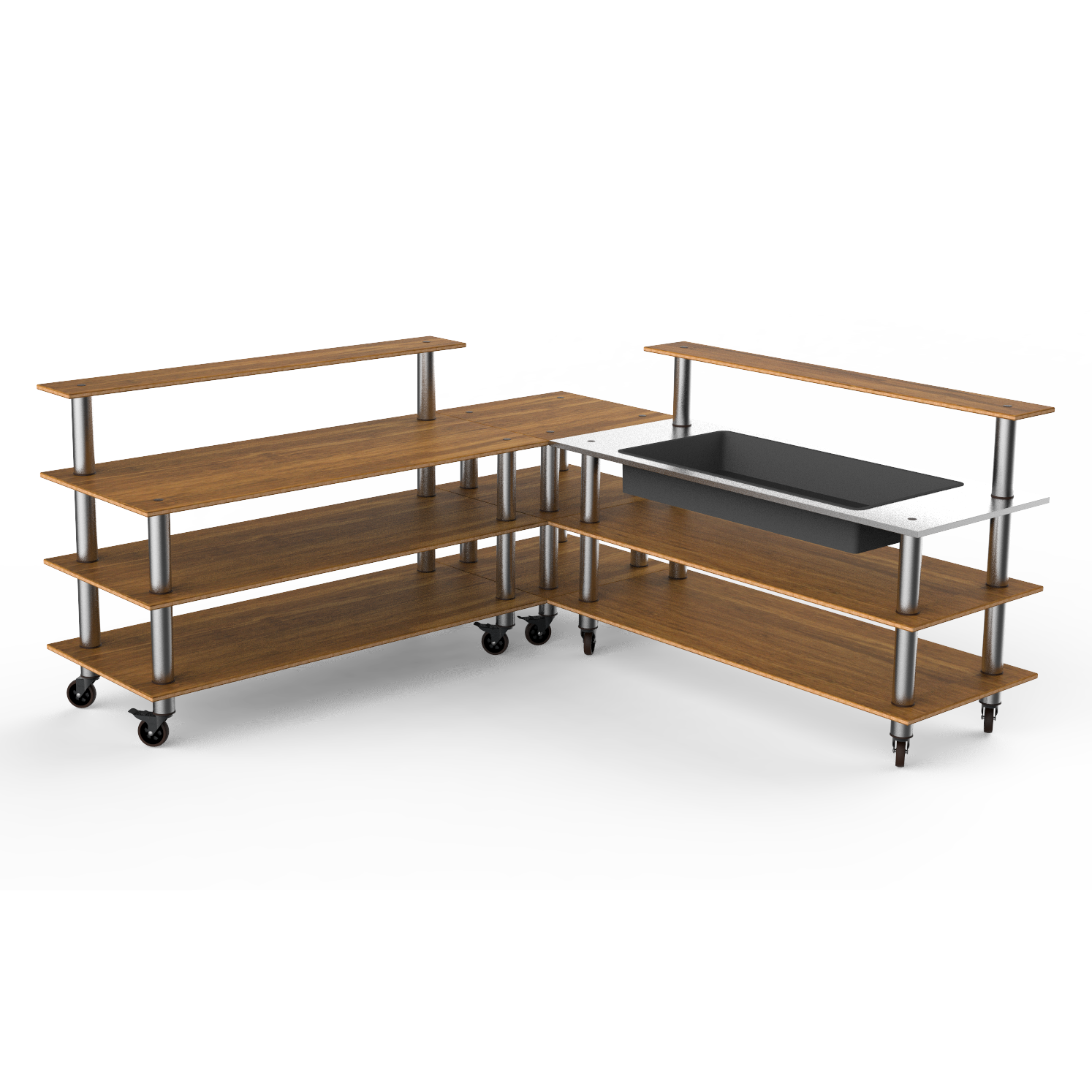 Cooling Corner Station L 100.5" W 100.5" Modular