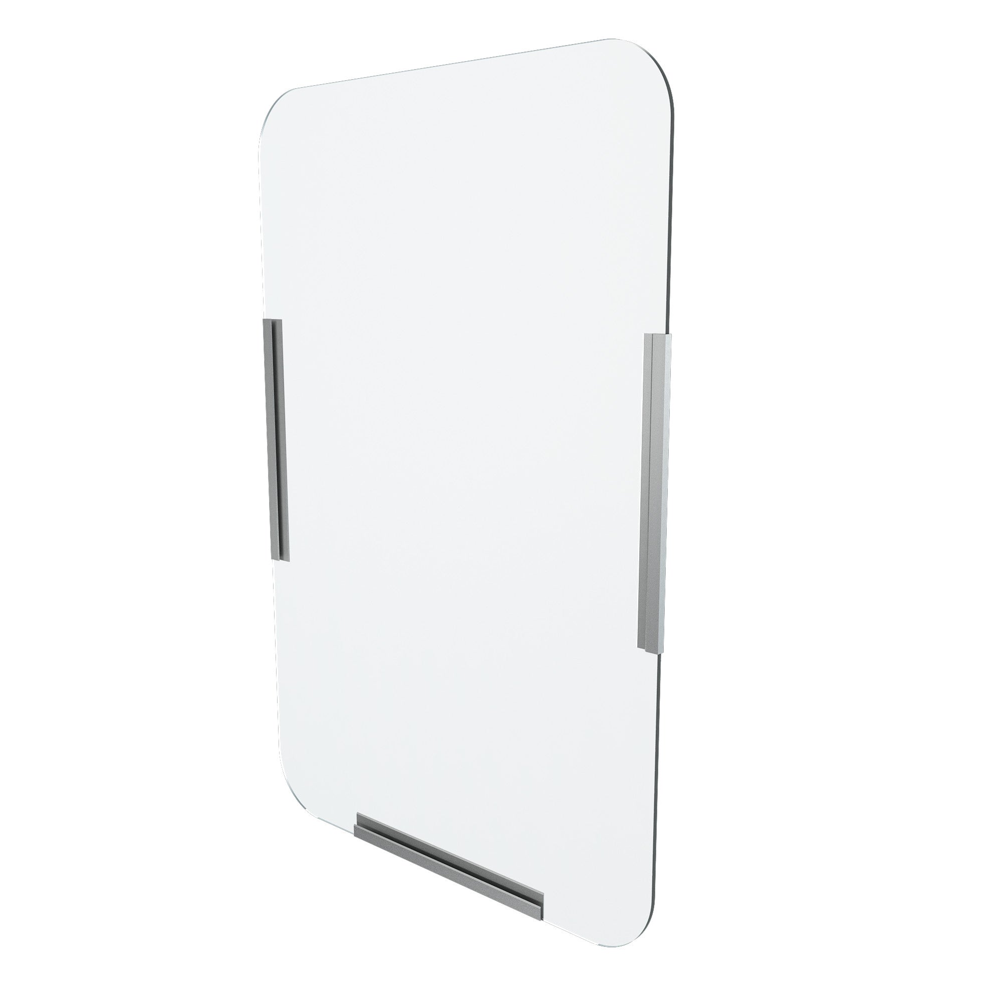 23 1/2-inch x 23 1/2-inch mounted safety guard with flat acrylic panel