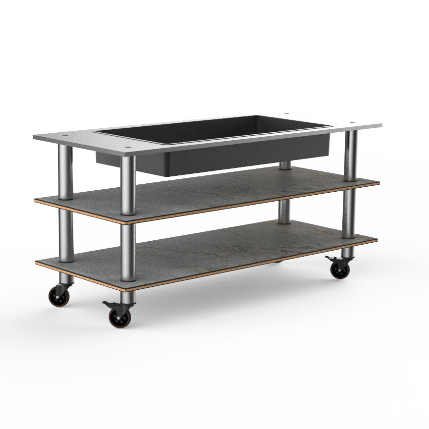 Salad Bar Station L 71.0" W 29.5" Modular