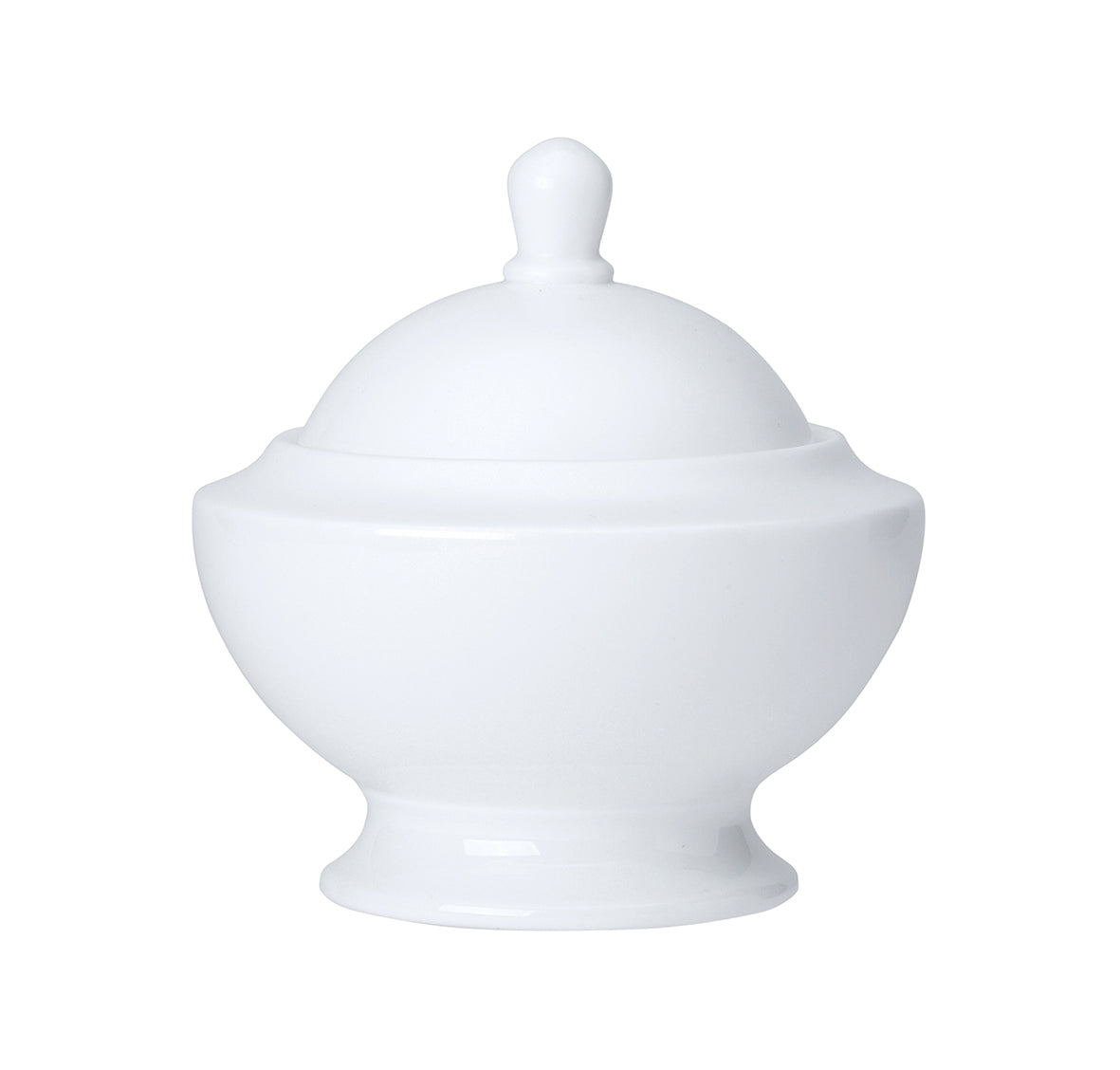 Covered Sugar 4.5" Dia. (9.0 Oz) Classic Whites