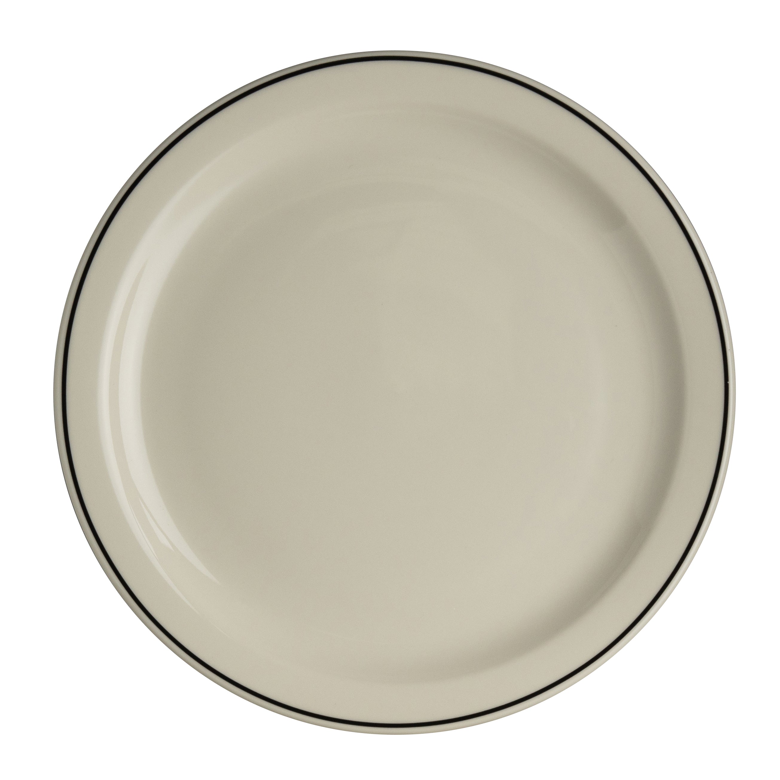 Plate Nr 9.0" Dia. Black Line