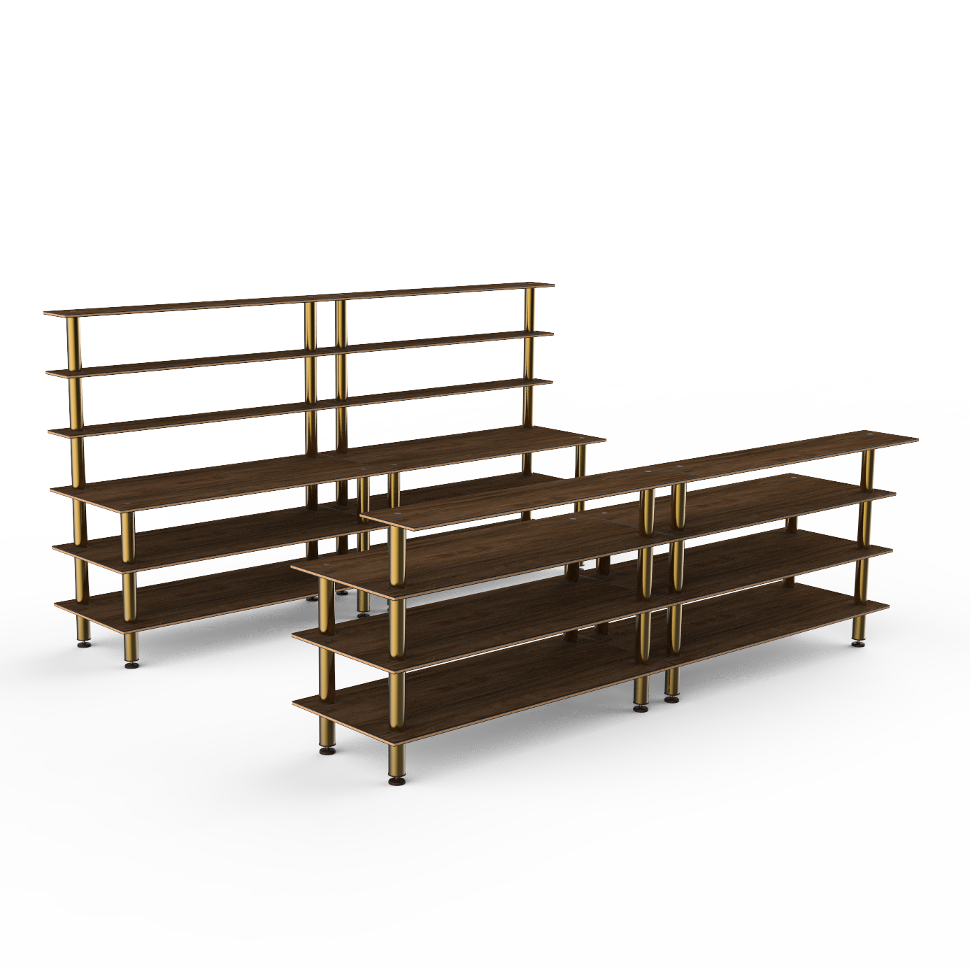 Double Bar Station L 141.75" W 34.5" Modular
