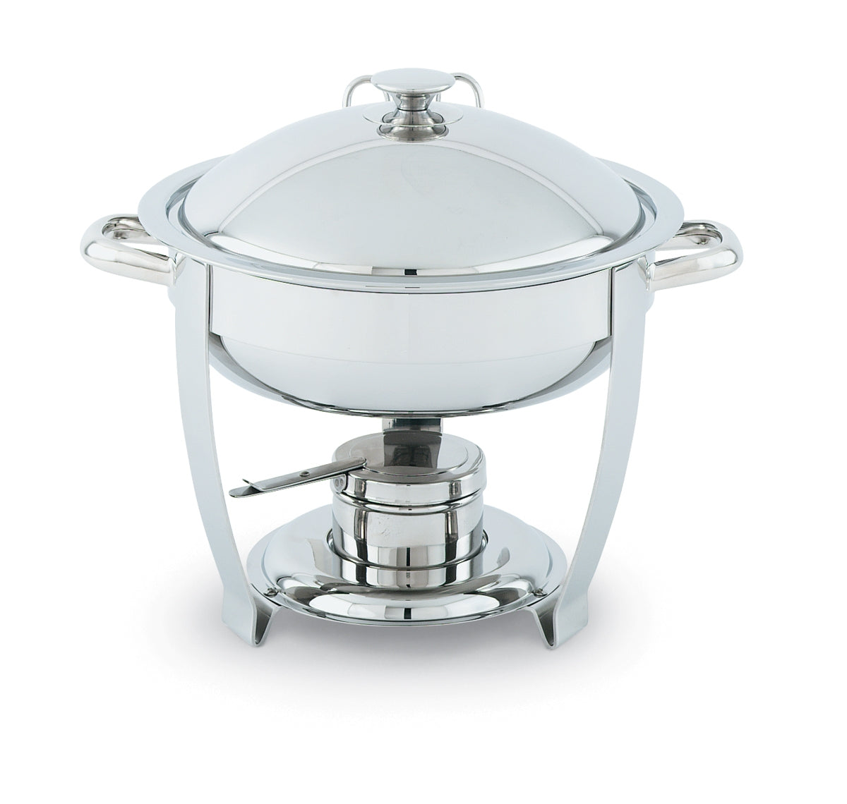 6-quart replacement round stainless steel food pan for Orion® round chafer
