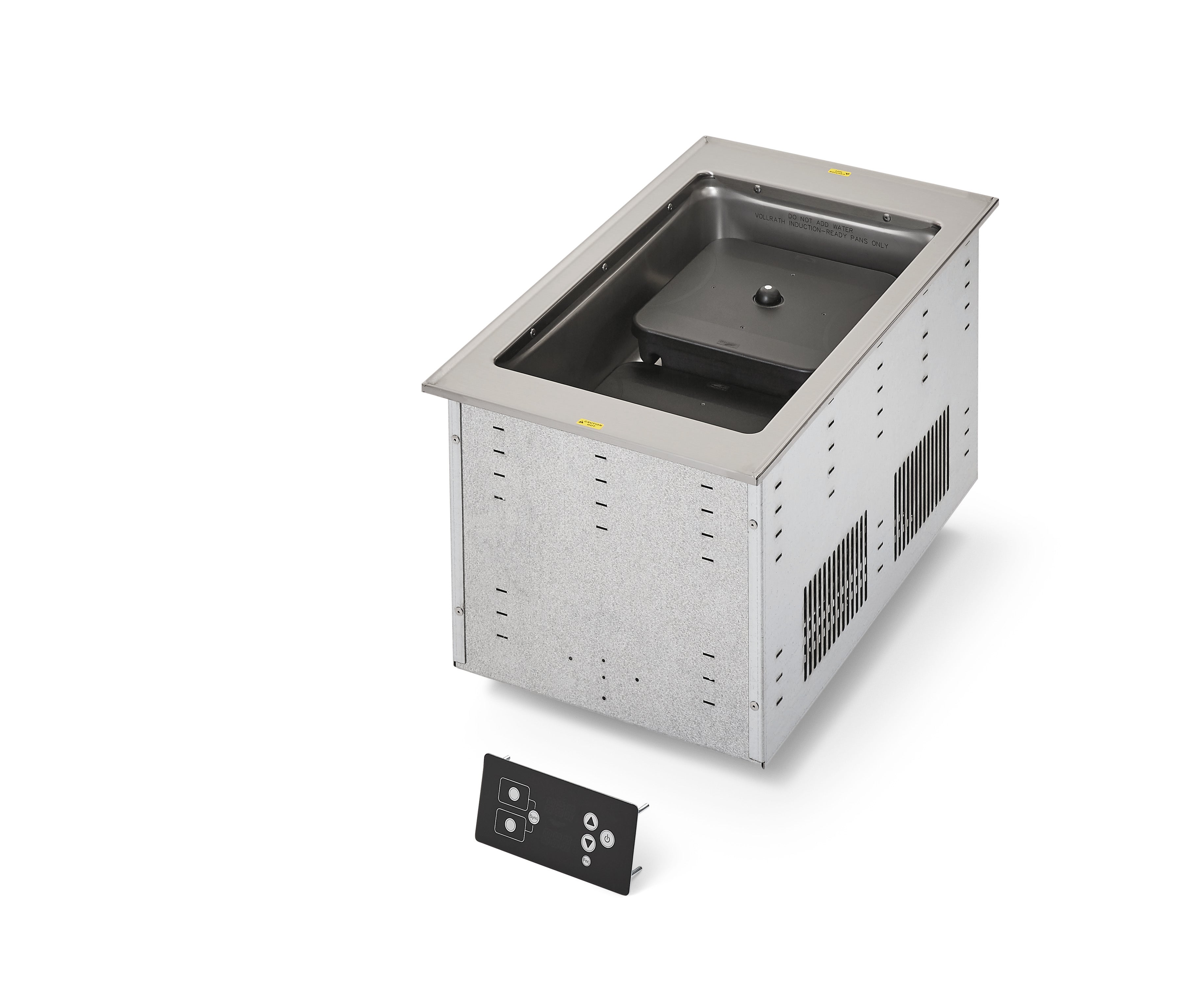 One-well 120-volt modular drop-in dry induction hot well