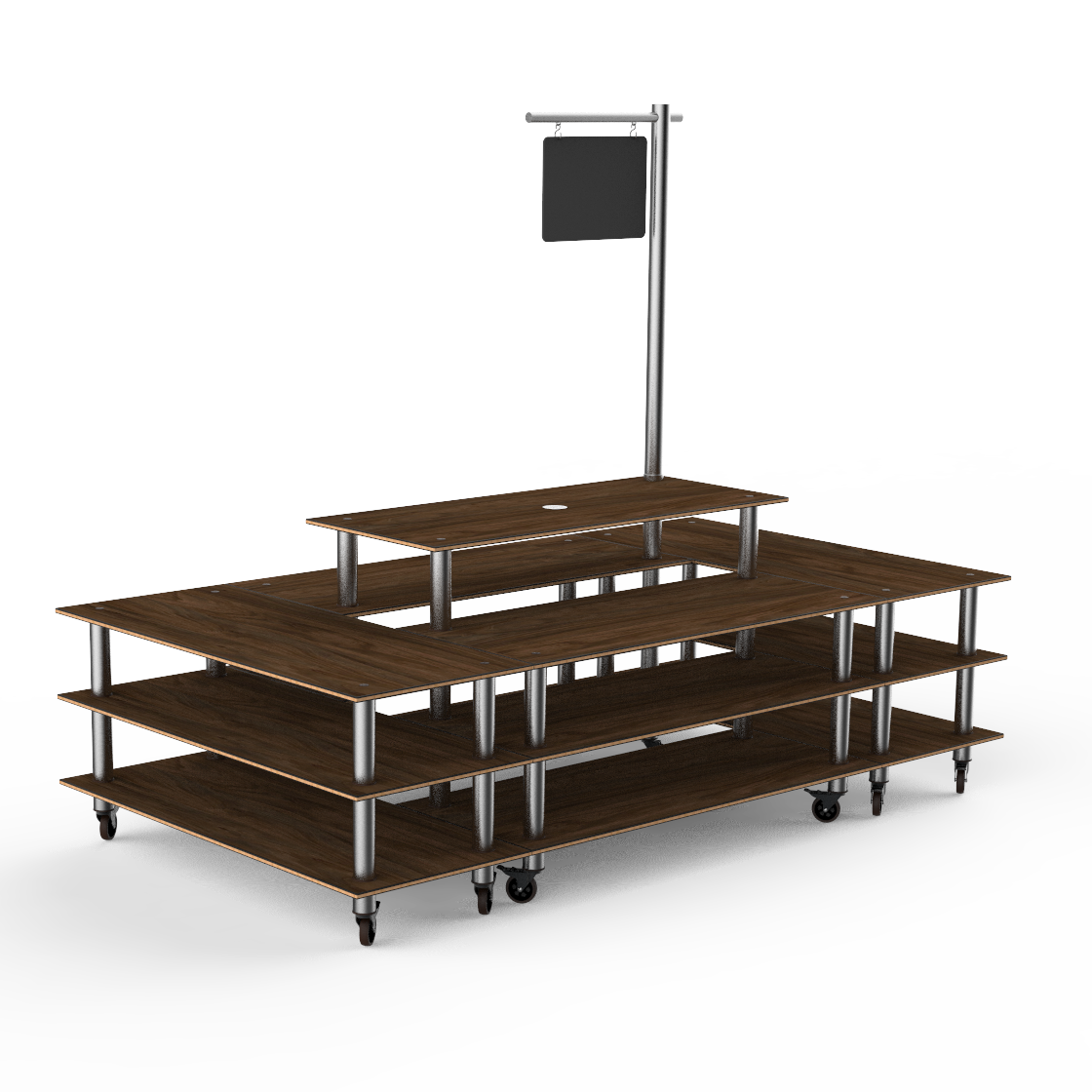 Square Market Station L 130.0" W 71.0" Modular