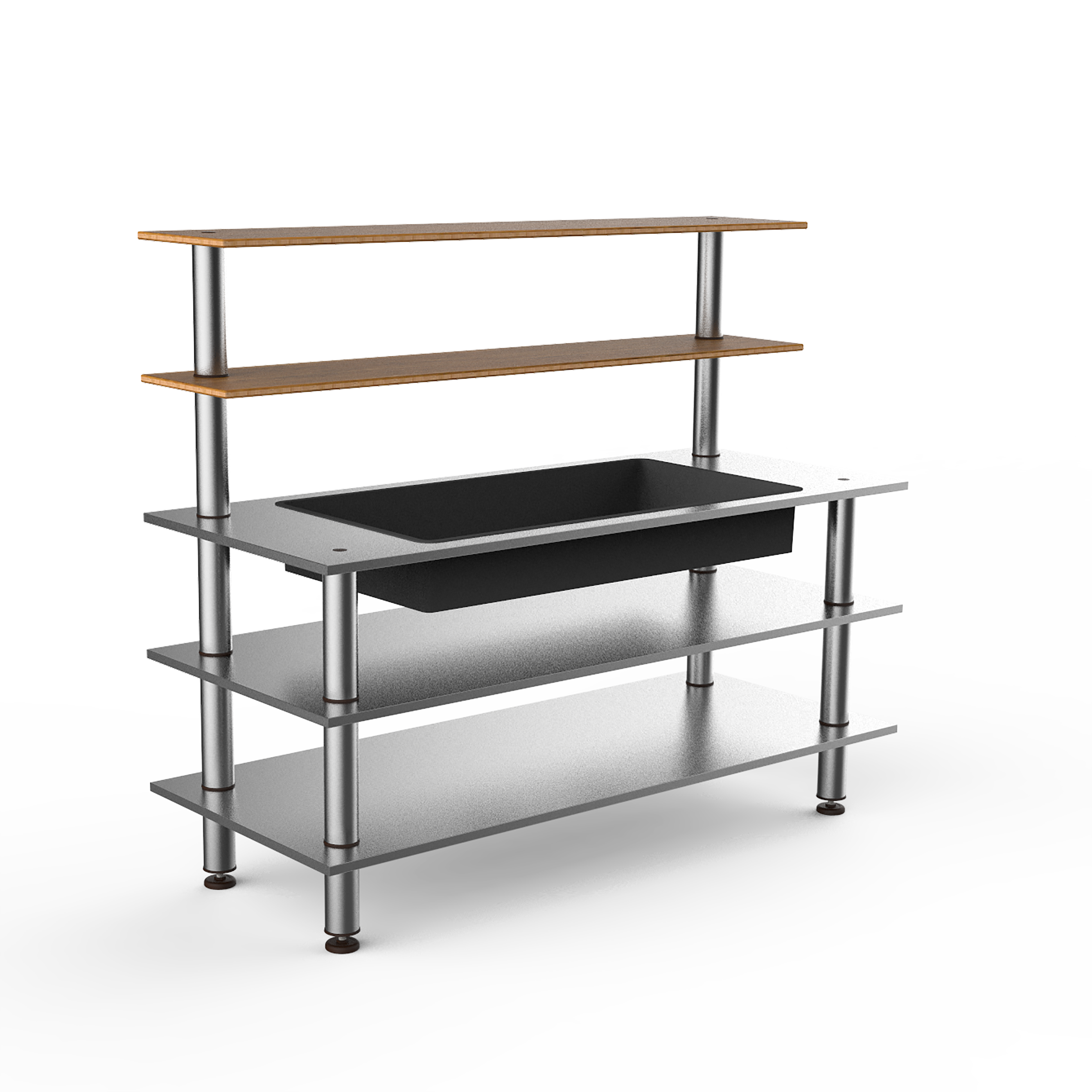 Pro Back Bar Station L 71.0" W 29.5" Modular