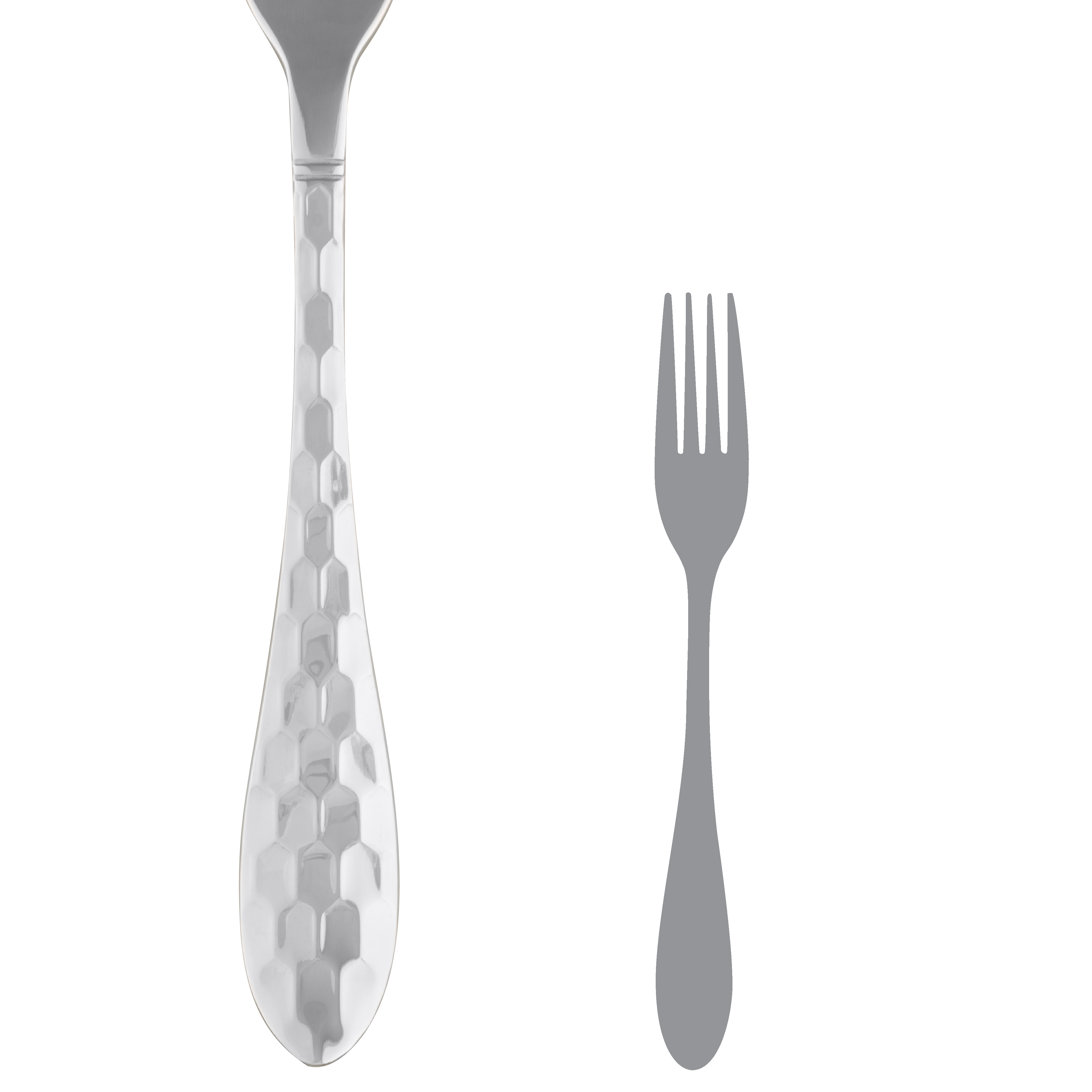 Dessert/Salad Fork L 7.125" Crystal Hs