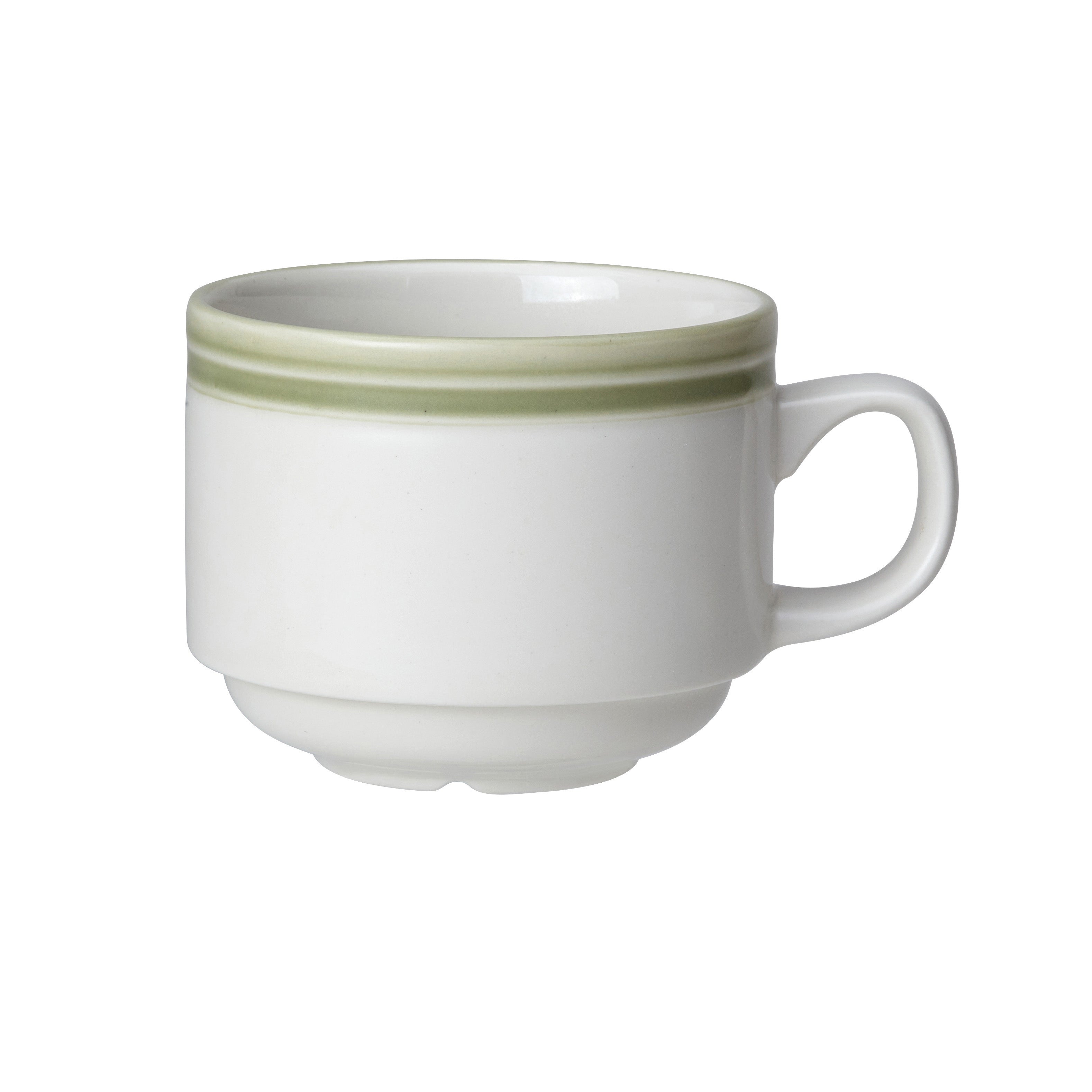 Stacking Cup L 4.25" W 3.125" (7.0 Oz) Bead Sage