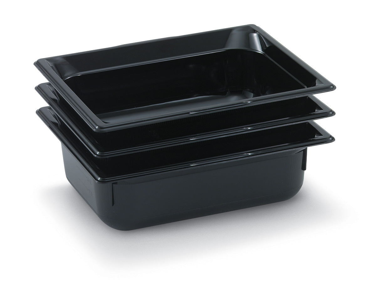Super Pan® Plastic Pans - High Temperature - Black