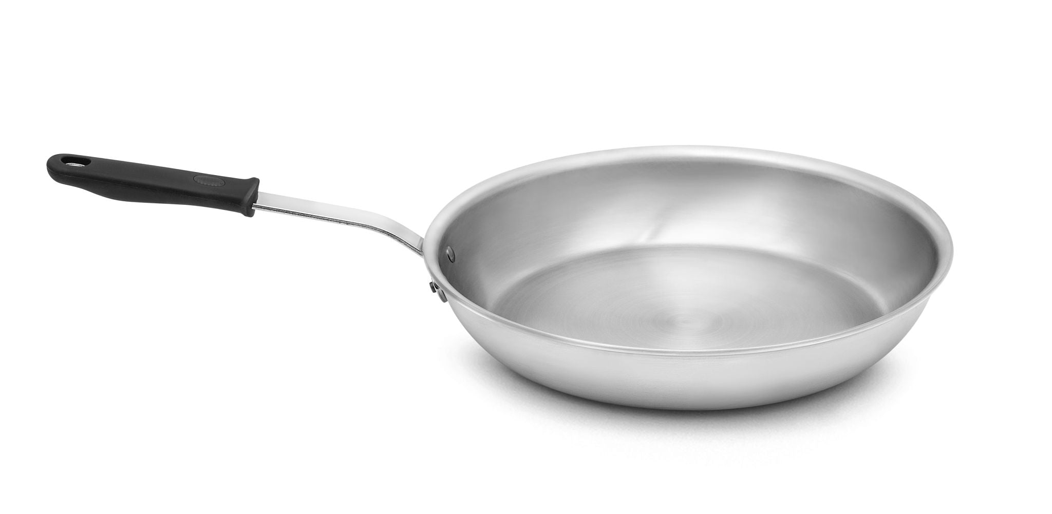 14-Inch Wear-Ever® Aluminum Fry Pan with Natural Finish and Silicone Handle