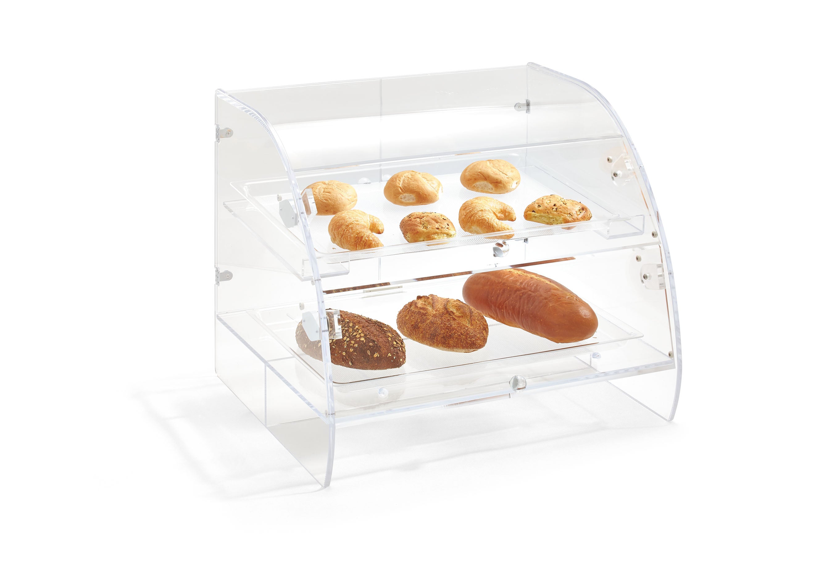 Extra Large Bakery Case, 2-High with Front and Rear Doors