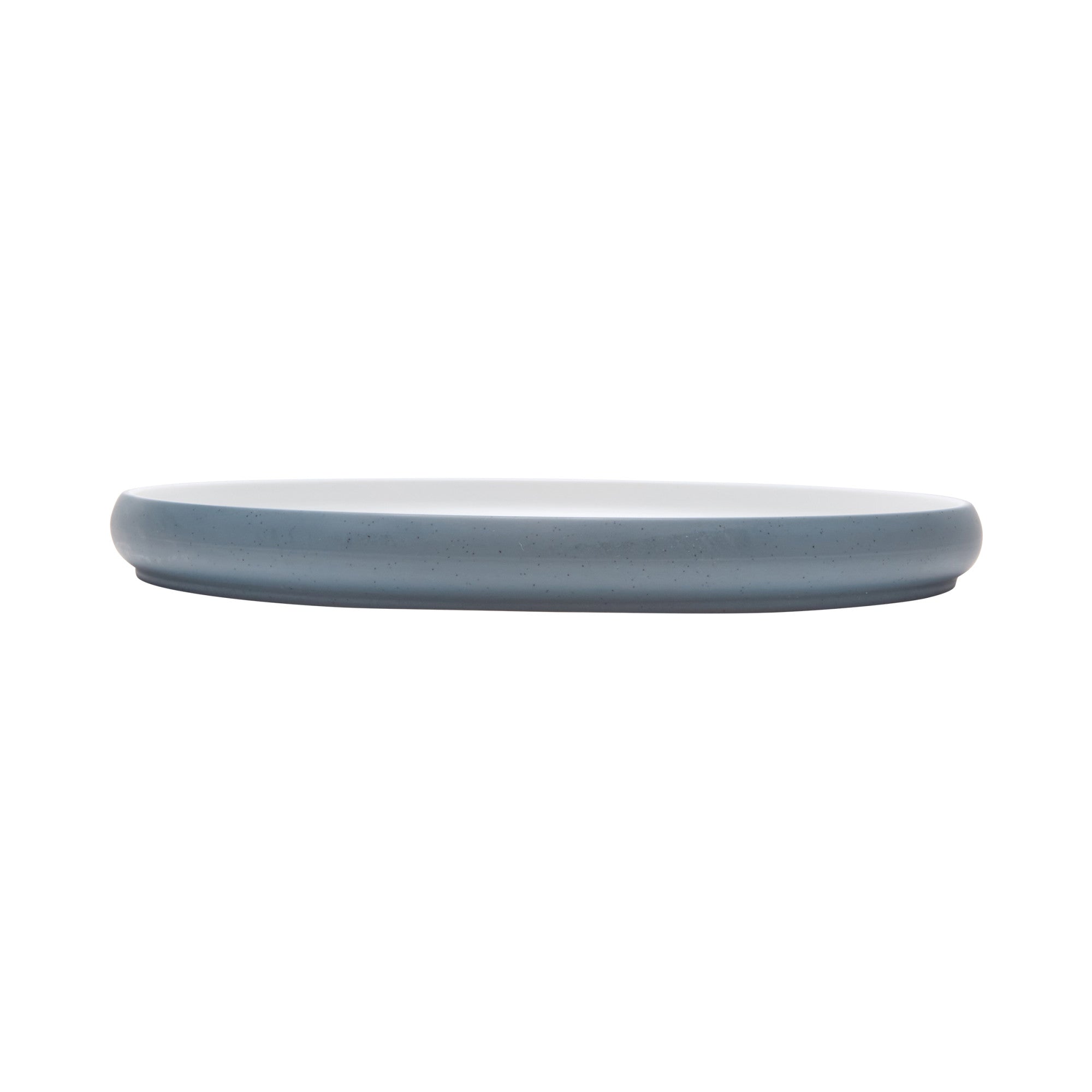 Cheforward Hatch 10.5" Round Melamine Plate, Touch of Honey/Bluejay