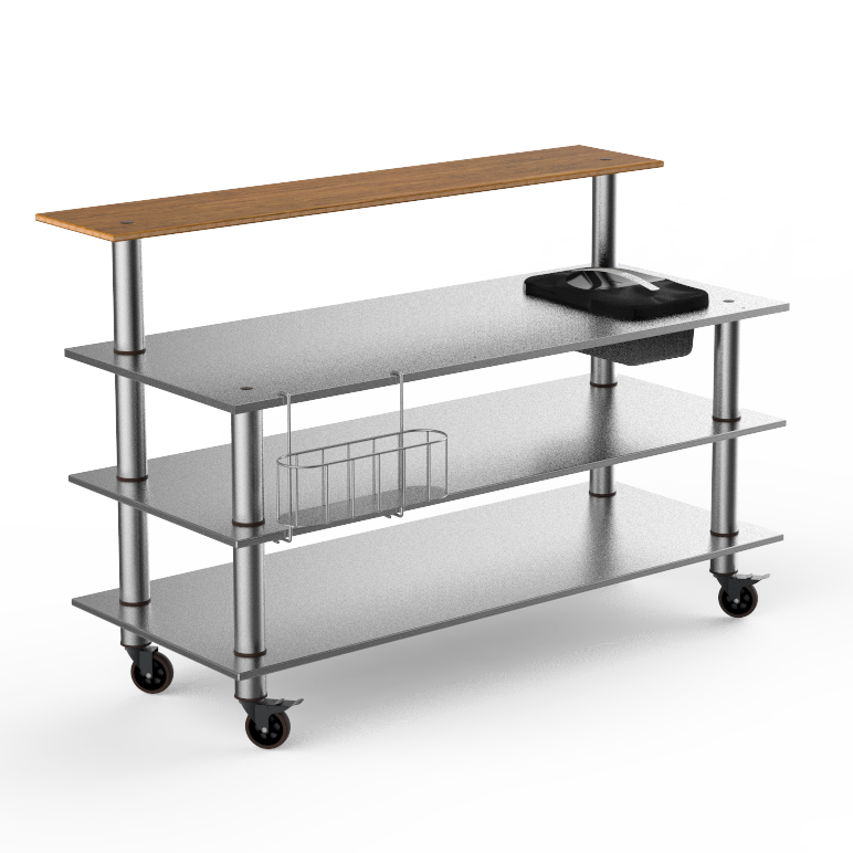 Pro Bar Station L 71.0" W 34.5" Modular
