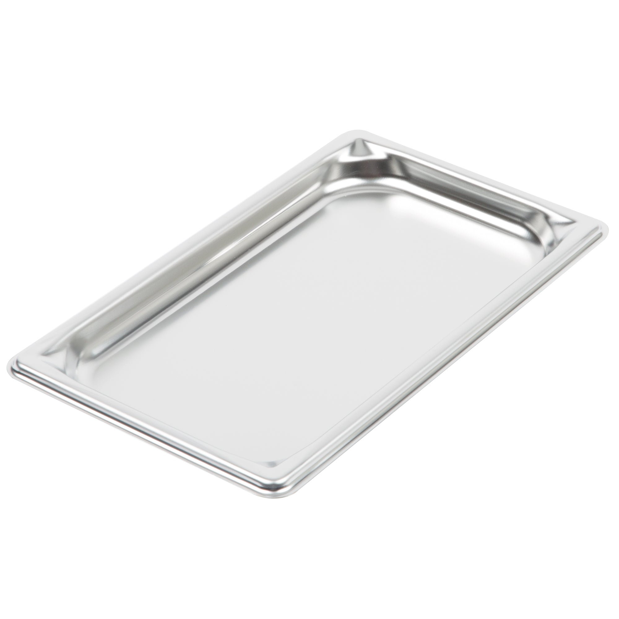 Fourth-size ¾-inch-deep Super Pan V® stainless steel steam table pan