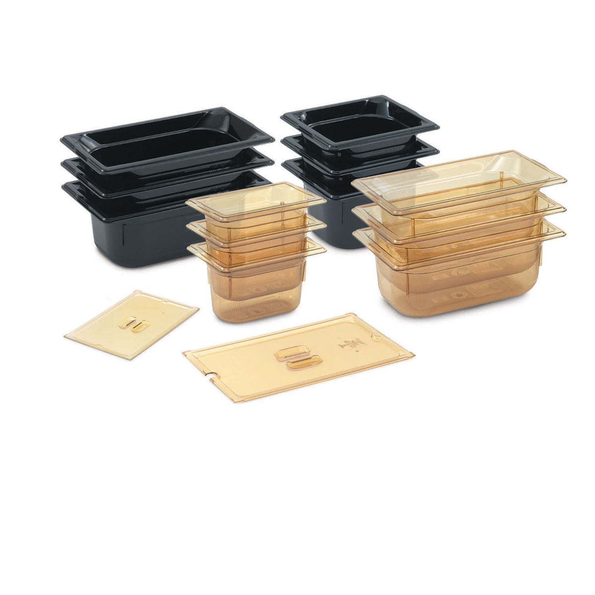 Super Pan® Plastic Pans - High Temperature - Black