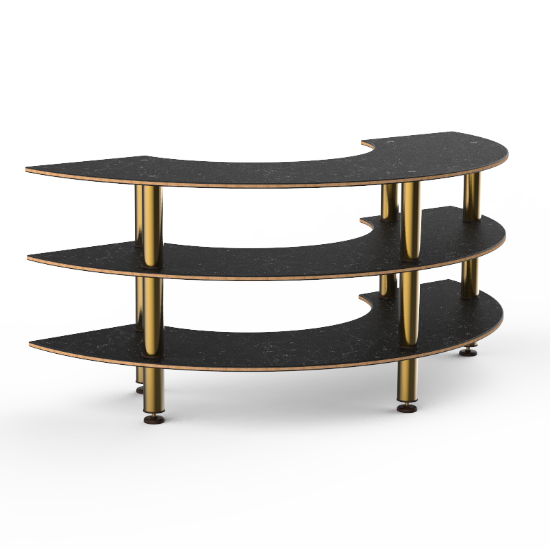 Creative Curved Station L 81.5" W 41.0" Modular