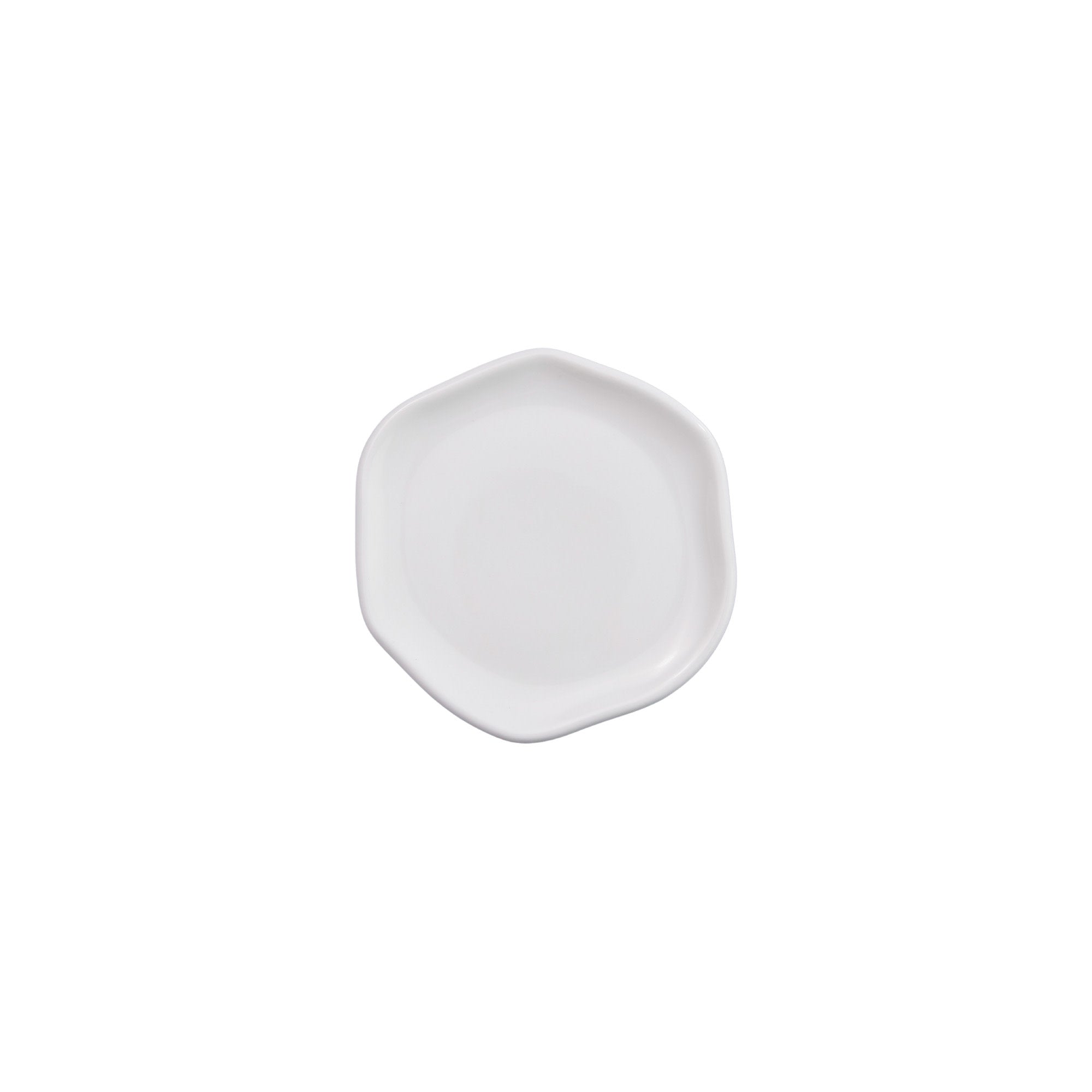 Ancestral Hexagonal Dinner Plate, 6.4"