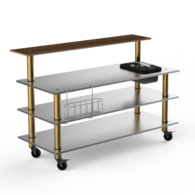 Pro Bar Station L 71.0" W 34.5" Modular