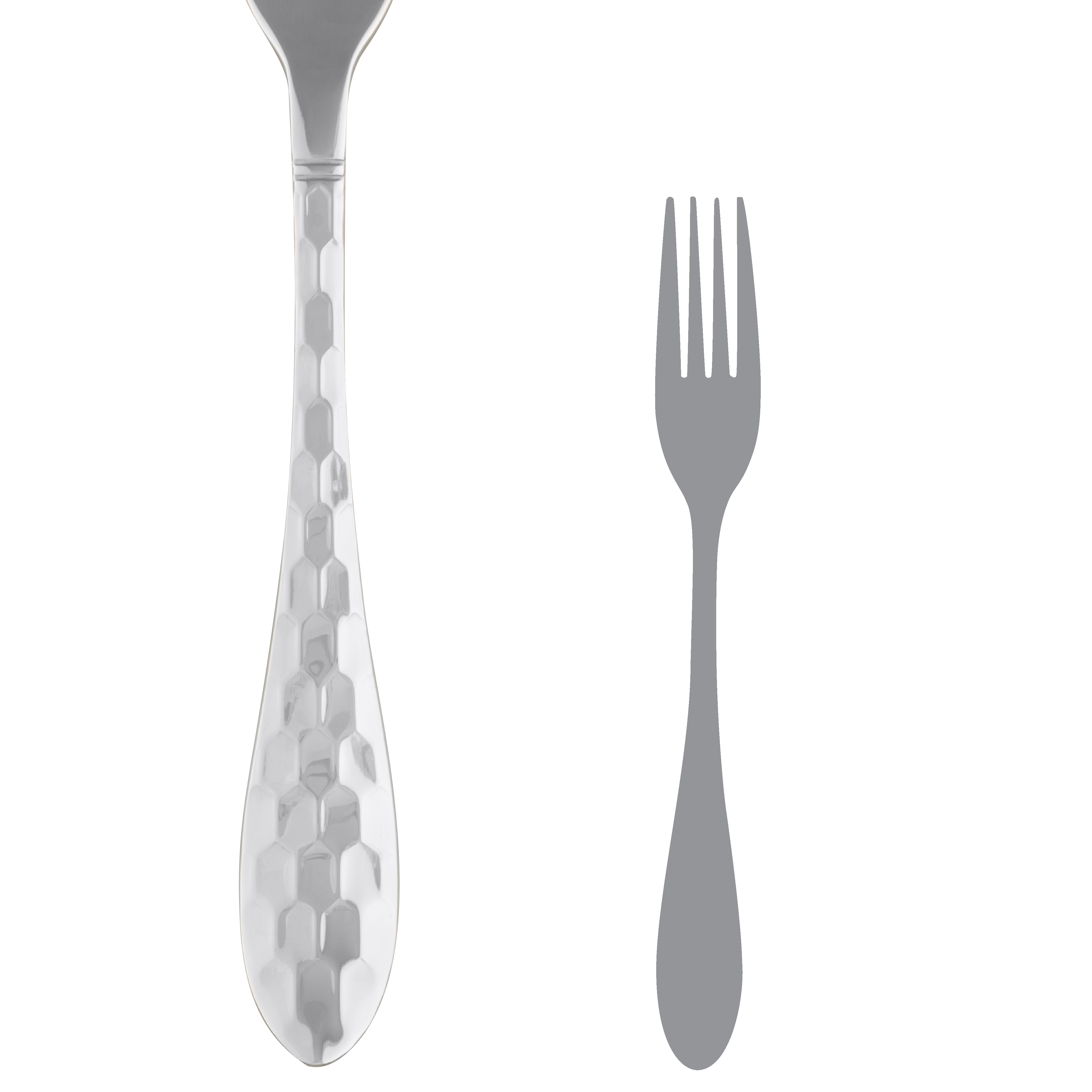 Dinner Fork L 8.0" Crystal Hs