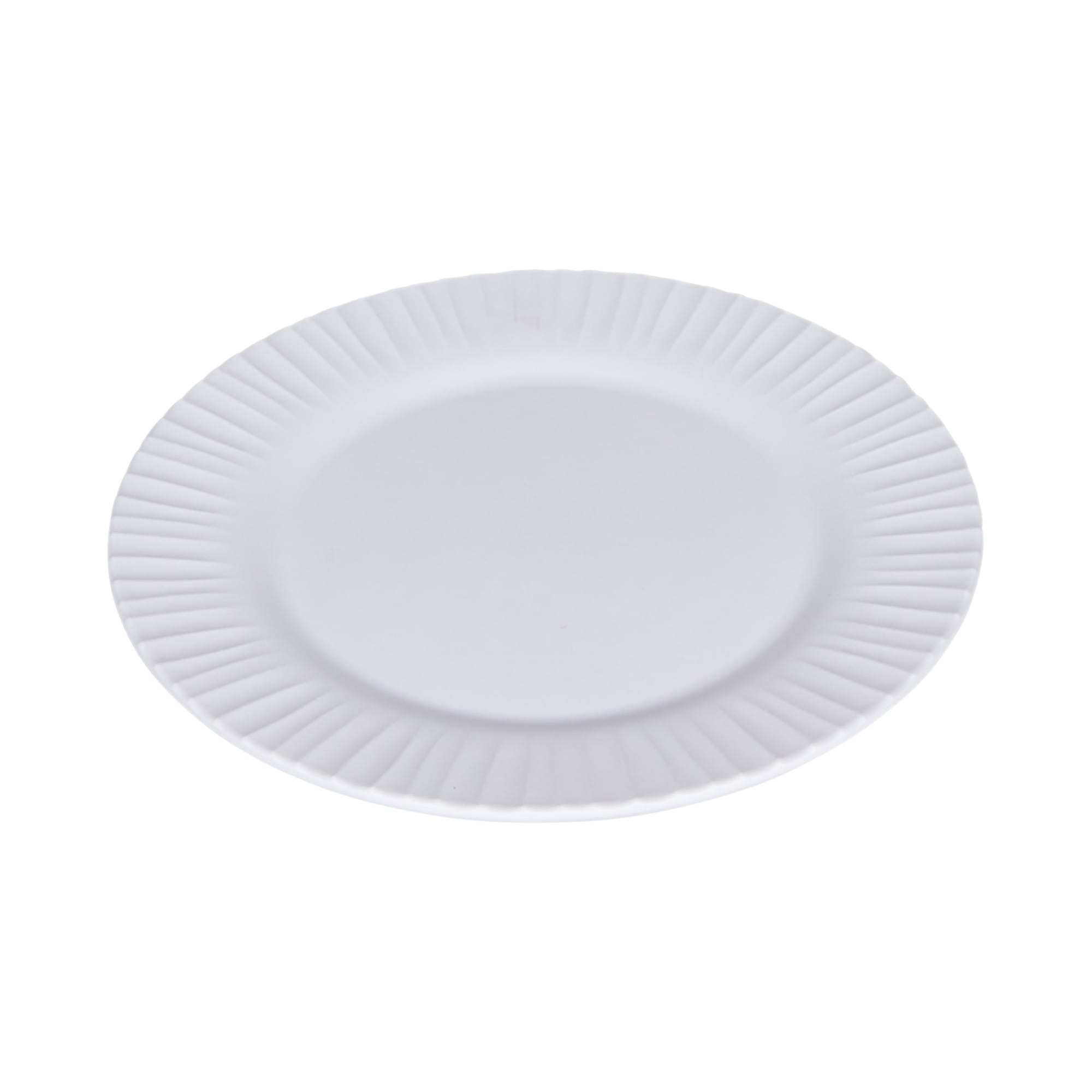 Riva Maris 10.25" Wide Rim Melamine Plate, White